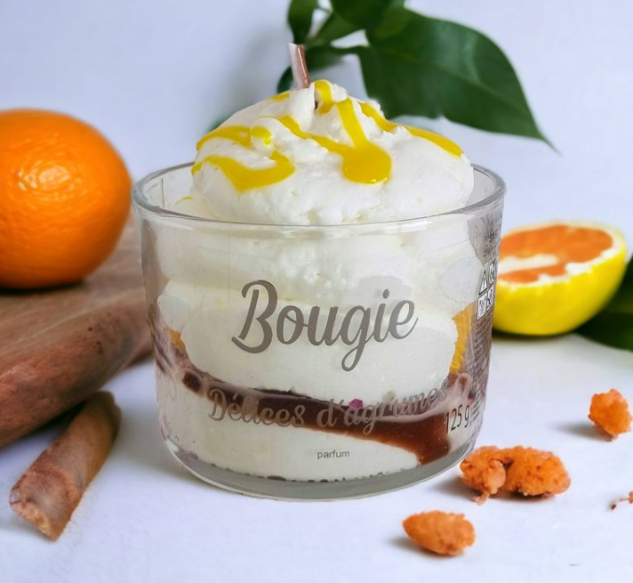 BOUGIE VERRINE DELICE D'AGRUMES 125Gr image
